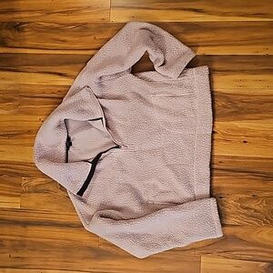 J.Crew pink sherpa Sweatshirt